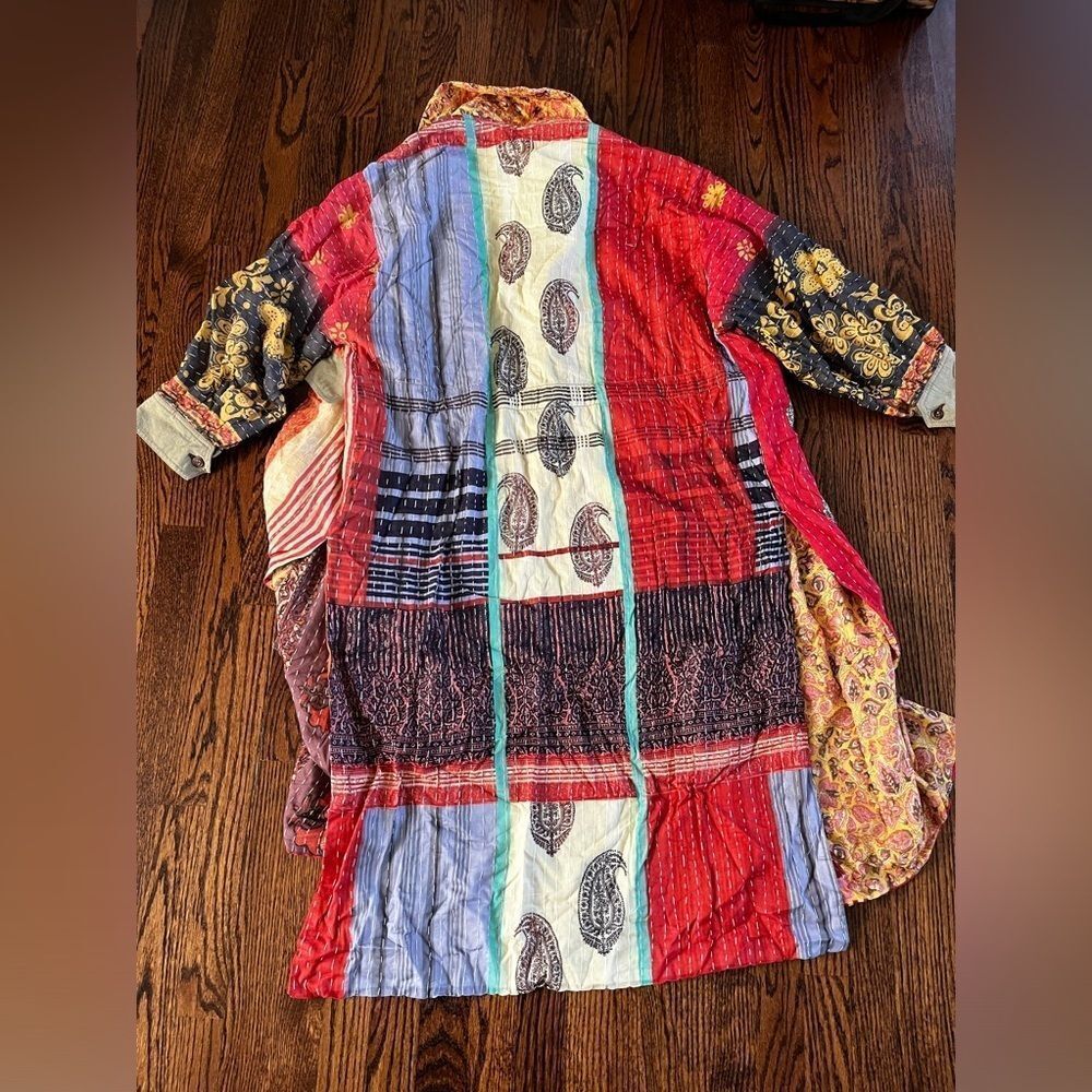 FREE PEOPLE Island Bright Duster size S - Picture 6 of 8